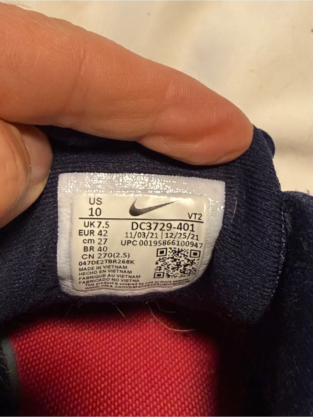 Nike Revolution 6 Next Nature Navy Pink Running Shoes Women's 10